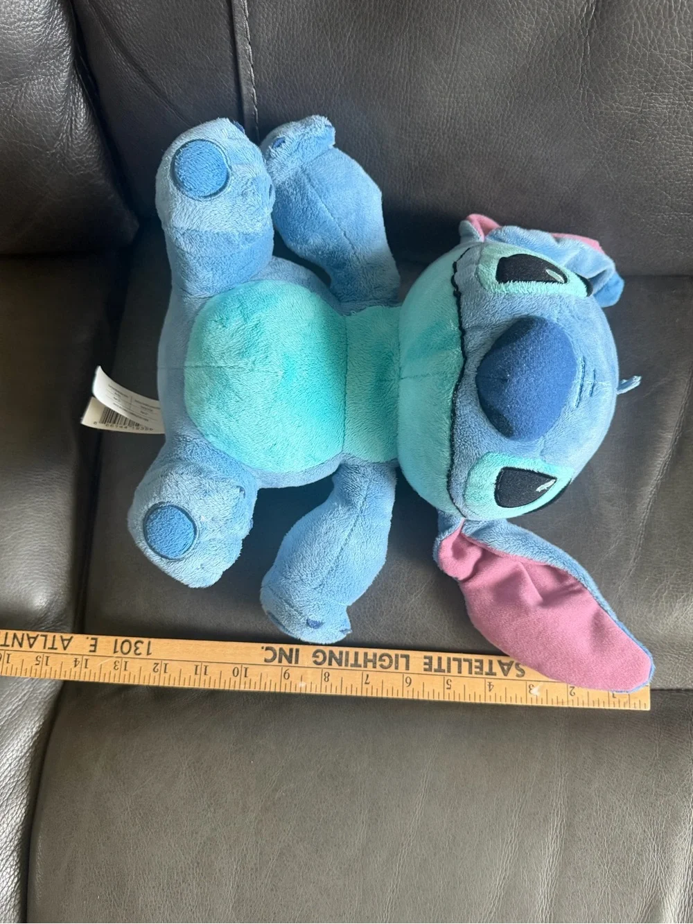 Disney Blue Stitch Plush with Pink Inner Ears